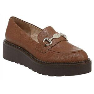 GIANI BERNINI / Mayaap / Brown / Platform / Faux Leather / Slip-On Loafers
